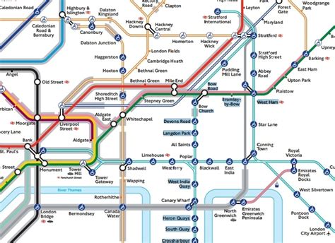 A Tube Map For Passengers With Claustrophobia And Anxiety Londonist