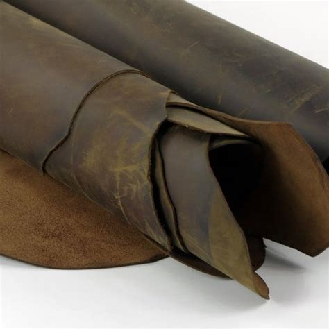 Passion Junetree Leather Hides Cow Skins Brown Thick Genuine Leather