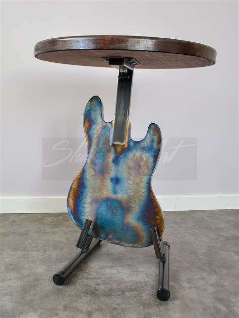 Guitar Table Table Design Table Guitar Decor Music Decor Etsy