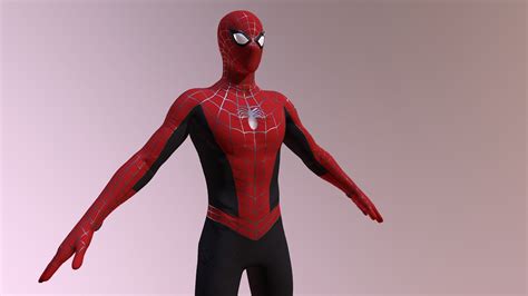 Spiderman Classic Suit Mcu 3d Model Ubicaciondepersonascdmxgobmx