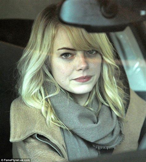 Bare Faced Beauty Emma Stone Goes Au Naturel As She Shows Off Her