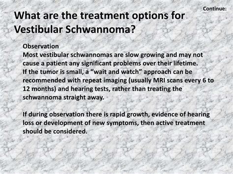 Ppt Vestibular Schwannoma Causes Symptoms Daignosis Prevention