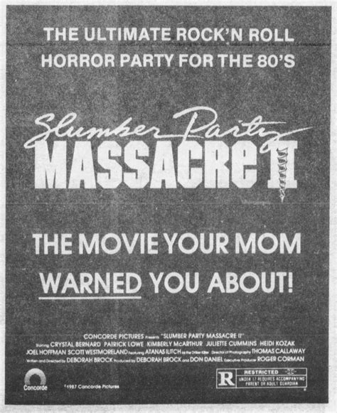Happyotter Slumber Party Massacre Ii 1987