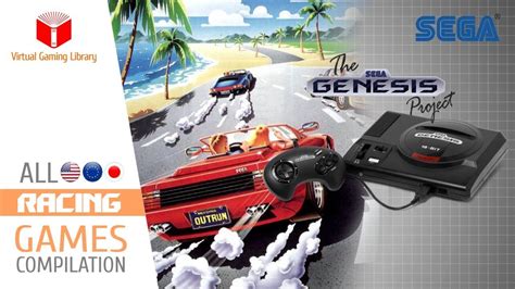 All SEGA Genesis/Mega Drive Racing Games Compilation - Every Game (US