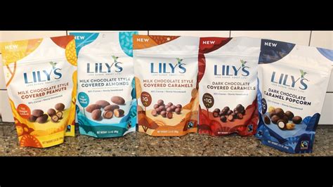 Lilys Sweets Milk Covered Peanuts Almonds Caramels And Dark Covered Caramel Popcorn Review