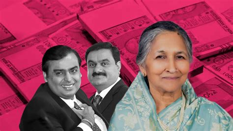 Indias Richest Womans Net Worth Rose More Than Mukesh Ambani Gautam Adani