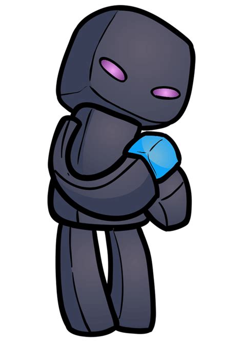How To Draw A Minecraft Enderman