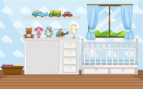 Pngtree offers bedroom scene clipart png and vector images, as well as transparant background bedroom scene. Bedroom scene with white babycrip - Download Free Vectors ...