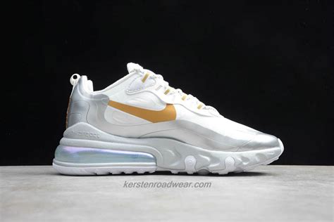 Nike Air Max 270 React Cq4597 110 Mens White Silver Shoes