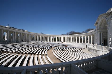 The Memorial Amphitheater At Arlington National Cemetery In Arlington