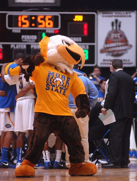 Beaker Cheering On The Eagles Morehead State University Varsity