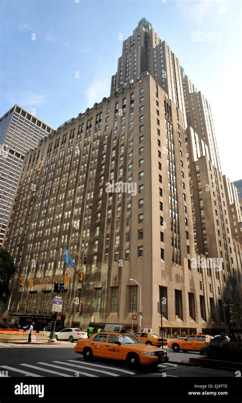 The Waldorf Astoria Hotel Art Deco New York Stock Photo Alamy