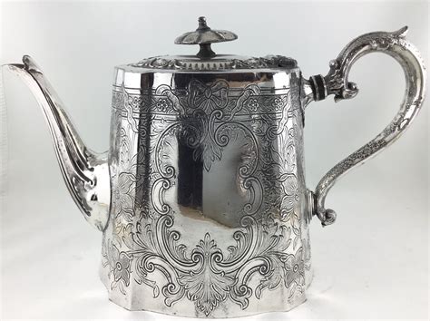 Barker Bros Epns Silver Teapot Islington Antiques And Interiors