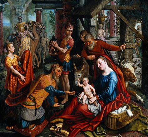 By the 15th century, the adoration of the magi is often a bravura piece in which the artist can display their handling of complex, crowded scenes involving horses and camels, but also their rendering of varied textures. キリストは韓国人？話題となっている聖画の真相。