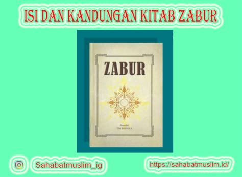 Disarikan dari dialog jumat republika. Kitab Zabur Diturunkan kepada Nabi? Pengertian, Isi, Jawaban