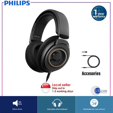 Philips Shp9600 Wired Over Ear Headphones Comfort Fit Open Back