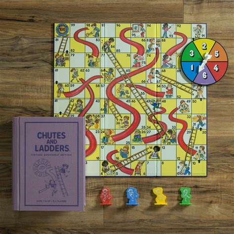 Winning Solutions Chutes And Ladders Vintage Bookshelf Edition Board Game