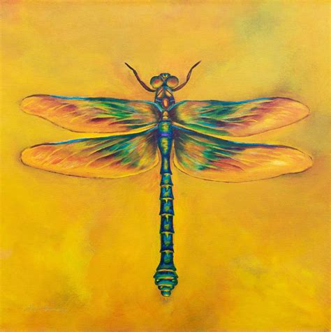 Dragonfly Wall Art Dragonfly Painting Dragonfly Art