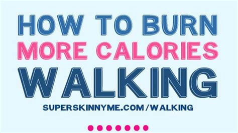 calories burned walking
