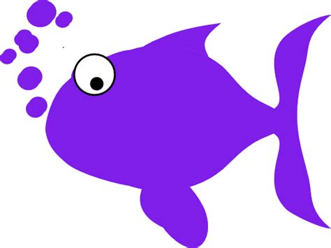 Purple Fish Clip Art At Vector Clip Art Online Royalty