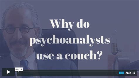 why do psychoanalysts use a couch rafael sharón modern psychoanalyst