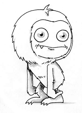 Sasquatch Drawing at GetDrawings | Free download