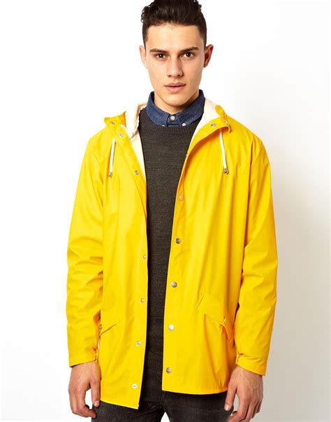 Canvas Jacket Yellow Jacket Fisherman Yellow Rains Coat Rain Blazer