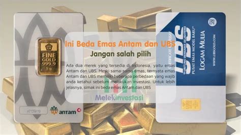 Inilah Beda Emas Antam Dan Ubs