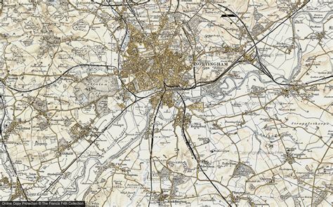 Map Of Meadows 1902 1903 Francis Frith
