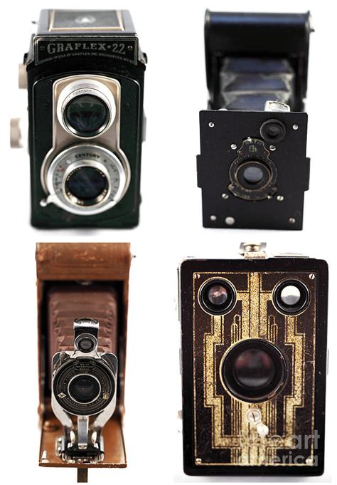 Vintage Cameras Collage Photograph By John Rizzuto Fine Art America