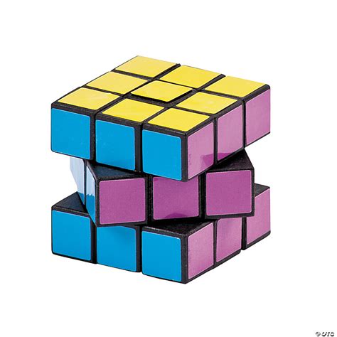 Bright Mini Puzzle Cubes 12 Pc Oriental Trading