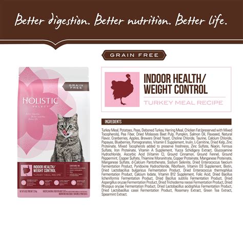 Continue feeding her high quality food and watch for a noticeable reduction in appetite, which is usually a sign that labor is. Holistic Select Natural Grain Free Dry Cat Food Indoor ...
