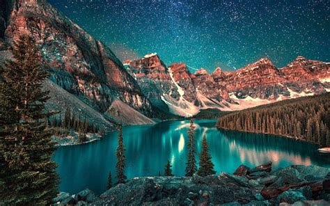 Download Banff National Park Moraine Lake Canada Mountains Nature