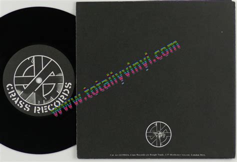 Totally Vinyl Records Crass How Does It Feel 7 Inch