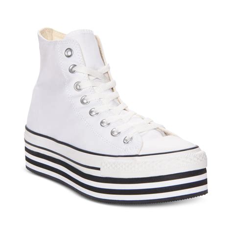 Converse Chuck Taylor Platform Eva Hi Casual Sneakers In White Lyst