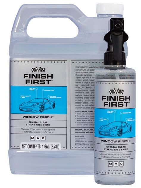 Finish First Window Finish™ | Finish First® Auto, Marine ...