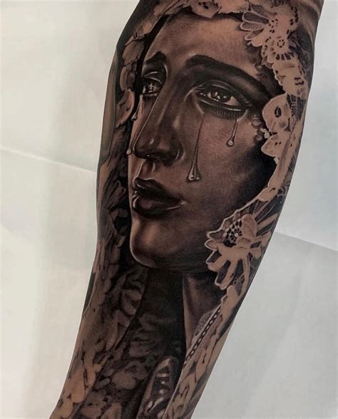 Mother Mary On Regie By Leotattooartist Leos Books Are Closed But