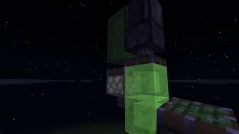 Minecraft Slime Block Flying Machine Youtube
