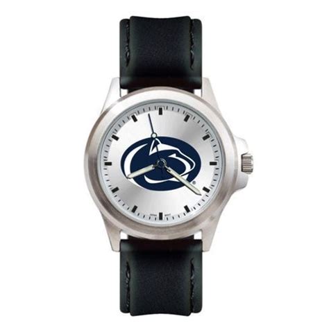 So hatten die jungs hinter dem raubtier sich das ausgedacht. Penn State Lion Head Dial Leather Band Watch PSU137