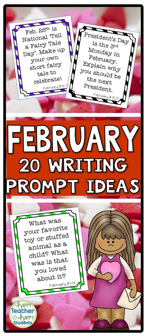 February Writing Prompts 20 Writing Ideas To Last All February