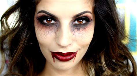 Last Minute Halloween Vampire Makeup Tutorial 2015 - YouTube