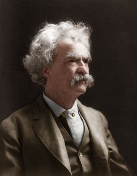 Check Out Mark Twain In Color Mark Twain Colorized Photos