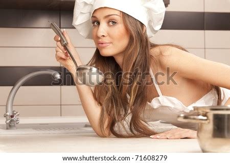 Hot Woman Cooking Stock Photos Images Pictures Shutterstock