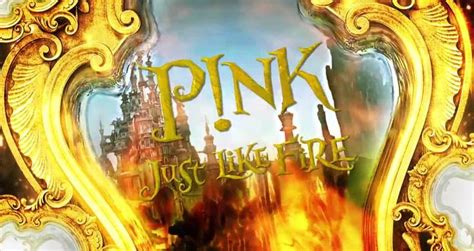 pink just like fire from the original motion picture alice through