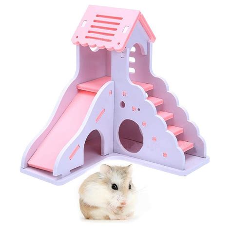 Kathson Hamster House Hideout Hideaway Exercise Toys For