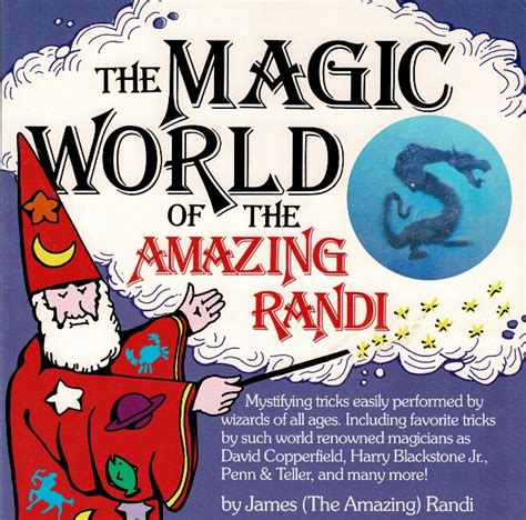 The Magic World Of The Amazing Randi By Randi James 1989 Signed By Authors Rulon Miller