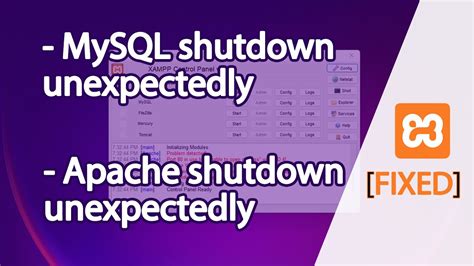 Fixed Mysql Shutdown Unexpectedly Port In Use By Unable To Open