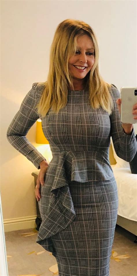 Carol Vorderman 59 Wows As She Flaunts Ageless Beauty In Curve Skimming Dress Daily Star