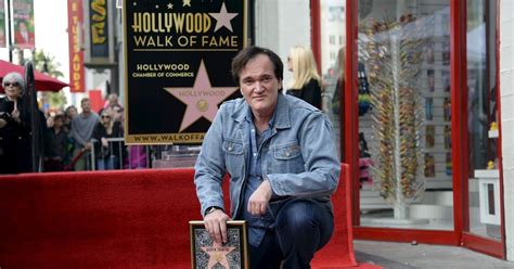 Quentinas Tarantino atidengė savo žvaigždę Holivudo Šlovės ...
