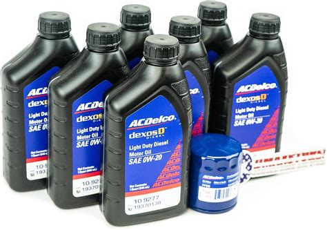 Ac Delco Dexosd 0w 20 Light Duty Diesel Engine Oil 19370138 10 9277